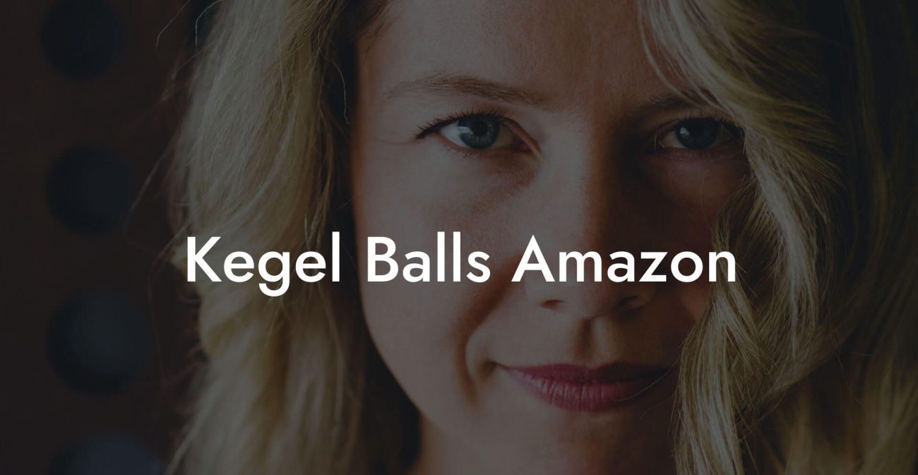 Kegel Balls Amazon