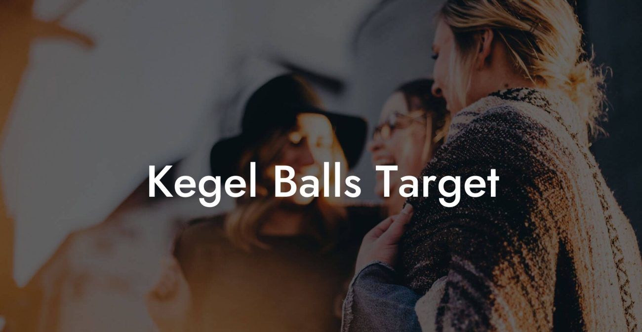 Kegel Balls Target