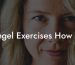 Kegel Exercises How To