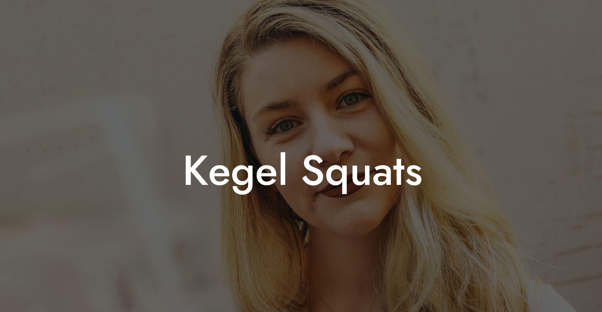 Kegel Squats