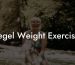 Kegel Weight Exercises