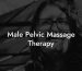 Male Pelvic Massage Therapy