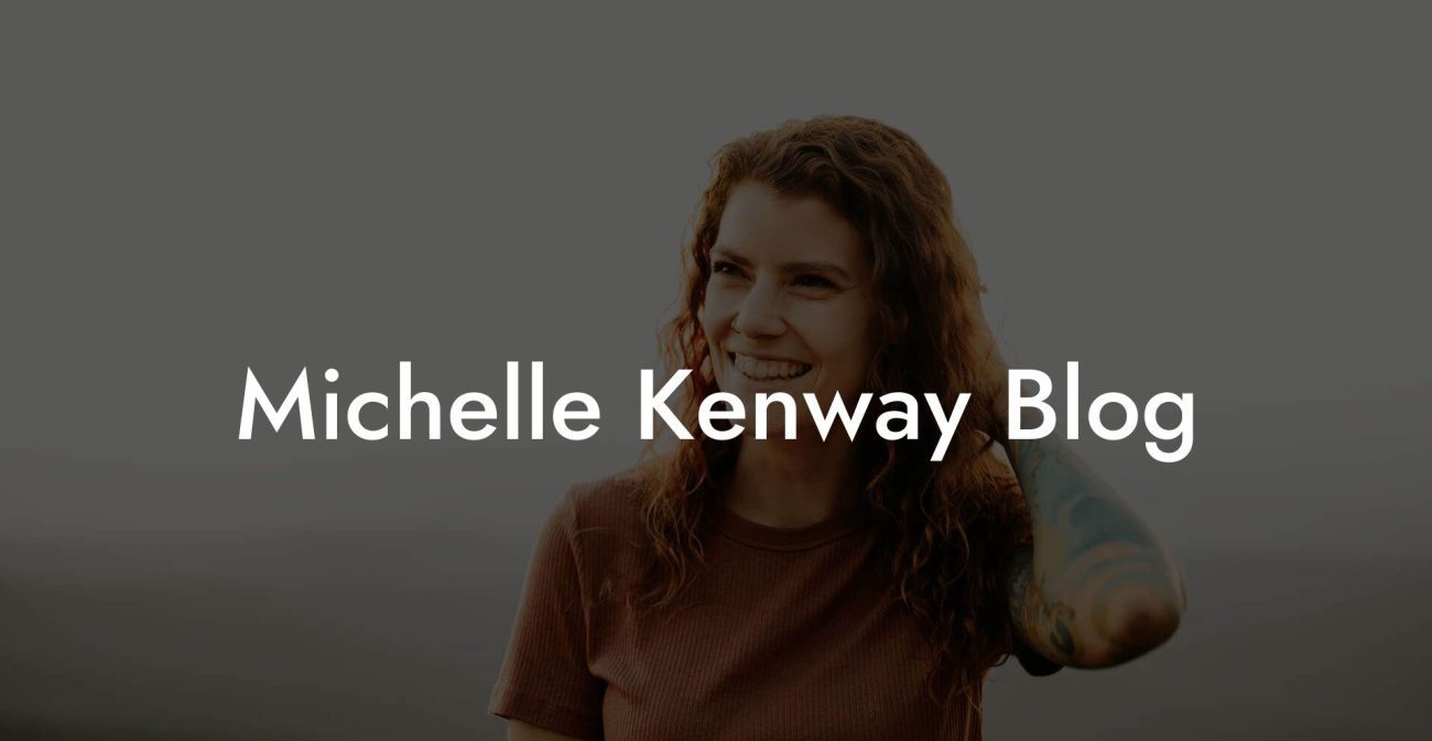 Michelle Kenway Blog