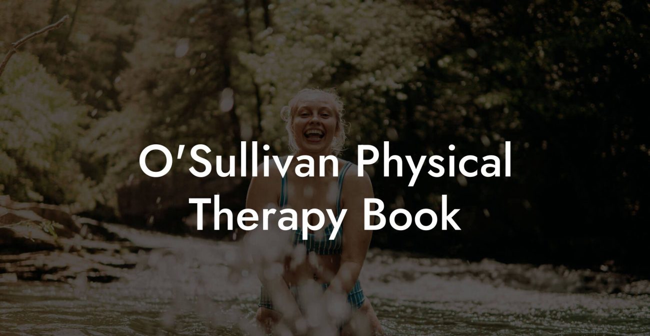 O'Sullivan Physical Therapy Book