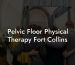 Pelvic Floor Physical Therapy Fort Collins