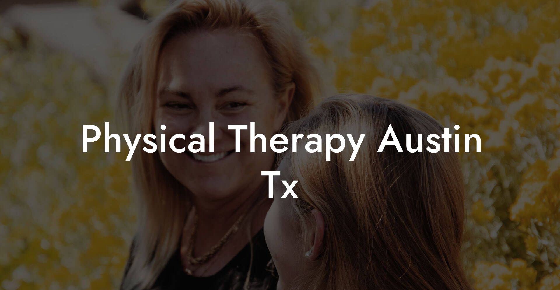 Physical Therapy Austin Tx