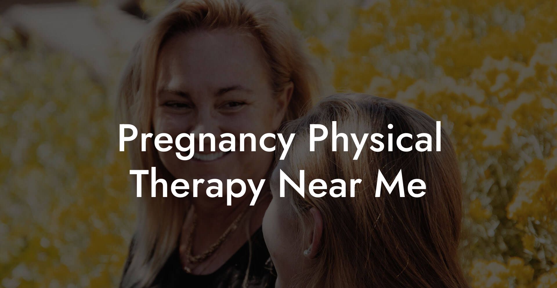 Pregnancy Physical Therapy Near Me