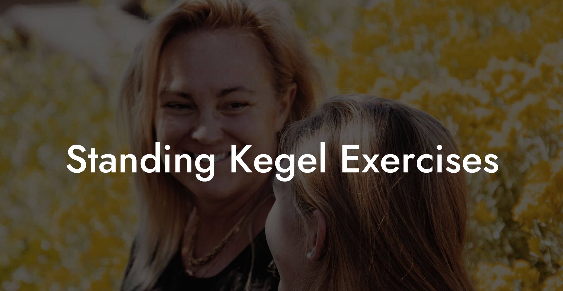 Standing Kegel Exercises