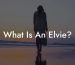 What Is An Elvie?