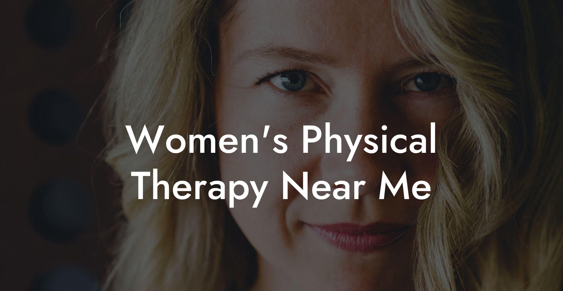 Women's Physical Therapy Near Me